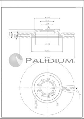 Ashuki P330-271 - Гальмівний диск autozip.com.ua