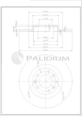 Ashuki P331-140 - Гальмівний диск autozip.com.ua