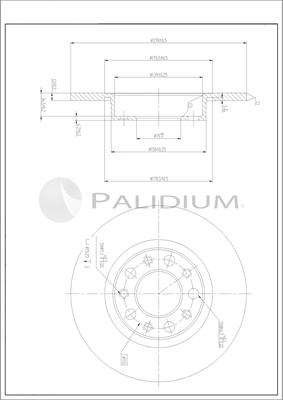 Ashuki P331-142 - Гальмівний диск autozip.com.ua