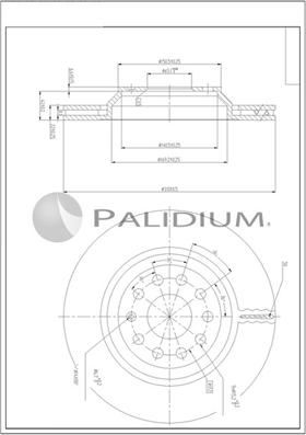 Ashuki P331-137 - Гальмівний диск autozip.com.ua