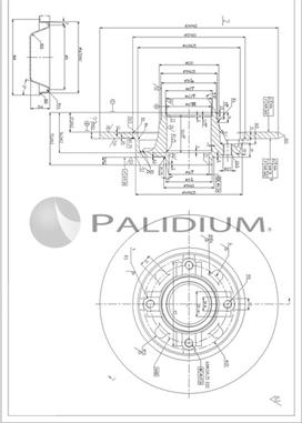 Ashuki P331-129 - Гальмівний диск autozip.com.ua