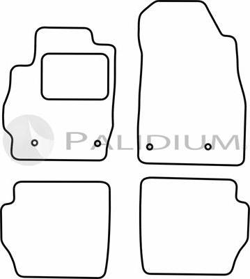 Ashuki PAL18-5866 - Комплект килимків autozip.com.ua