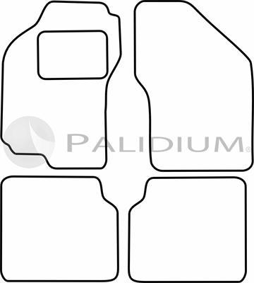 Ashuki PAL18-5350 - Комплект килимків autozip.com.ua