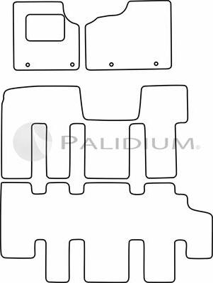 Ashuki PAL18-6464 - Комплект килимків autozip.com.ua