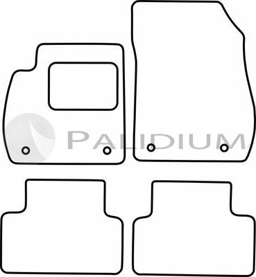 Ashuki PAL18-6249 - Комплект килимків autozip.com.ua