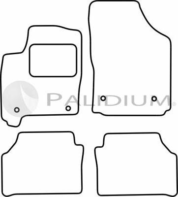 Ashuki PAL18-6205 - Комплект килимків autozip.com.ua