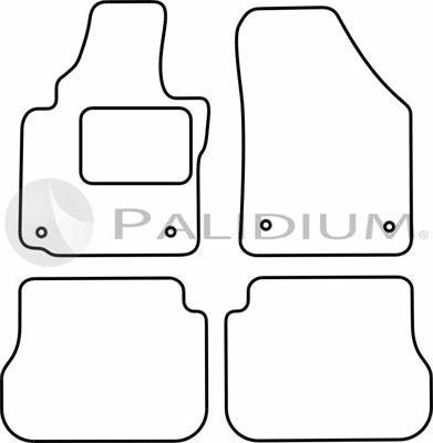 Ashuki PAL18-6791 - Комплект килимків autozip.com.ua