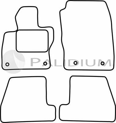 Ashuki PAL18-5479 - Комплект килимків autozip.com.ua