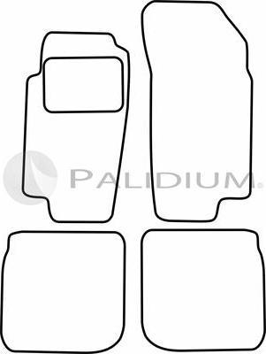 Ashuki PAL18-0520 - Комплект килимків autozip.com.ua