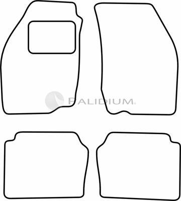 Ashuki PAL18-6616 - Комплект килимків autozip.com.ua