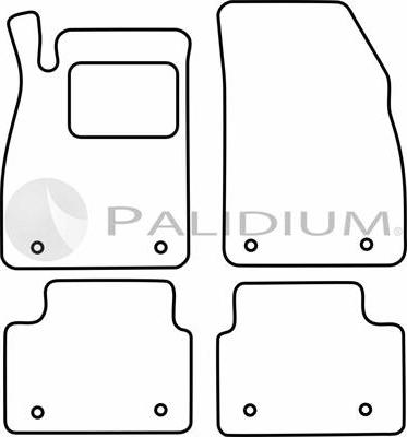 Ashuki PAL18-1198 - Комплект килимків autozip.com.ua