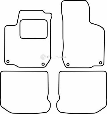 Ashuki PAL18-1803 - Комплект килимків autozip.com.ua