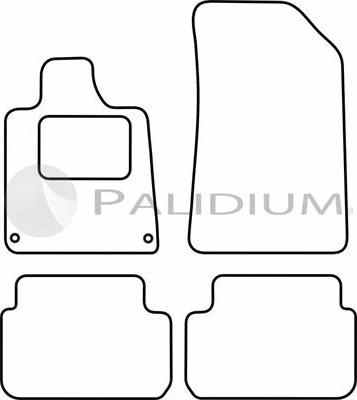 Ashuki PAL18-1283 - Комплект килимків autozip.com.ua