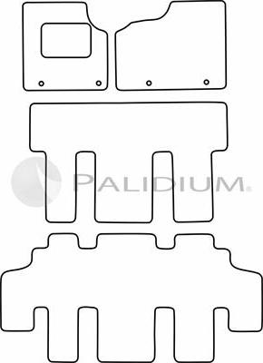 Ashuki PAL18-1462 - Комплект килимків autozip.com.ua