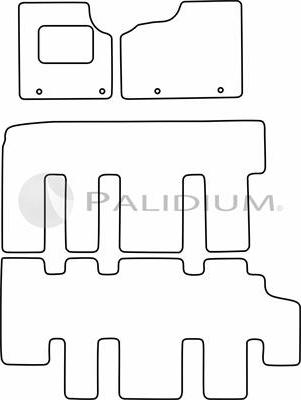 Ashuki PAL18-1236 - Комплект килимків autozip.com.ua