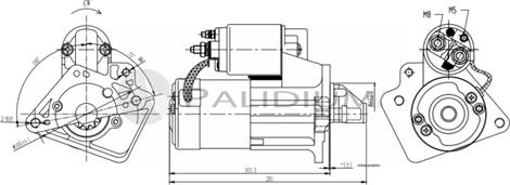 Ashuki PAL17-1009 - Стартер autozip.com.ua