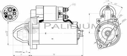 Ashuki PAL17-1005 - Стартер autozip.com.ua