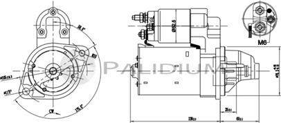 Ashuki PAL17-1013 - Стартер autozip.com.ua