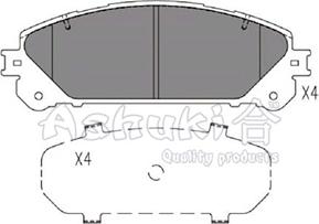 Ashuki T114-65 - Гальмівні колодки, дискові гальма autozip.com.ua