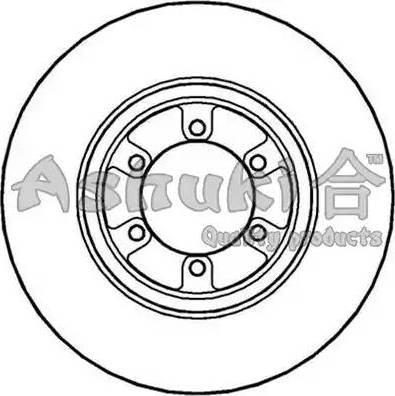 Ashuki Y089-30 - Гальмівний диск autozip.com.ua