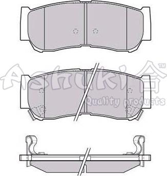 Ashuki Y029-35 - Гальмівні колодки, дискові гальма autozip.com.ua