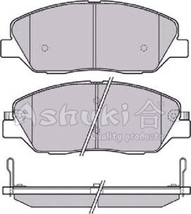 Ashuki Y025-02 - Гальмівні колодки, дискові гальма autozip.com.ua