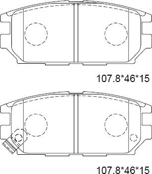 Asimco KD4720W - Гальмівні колодки, дискові гальма autozip.com.ua