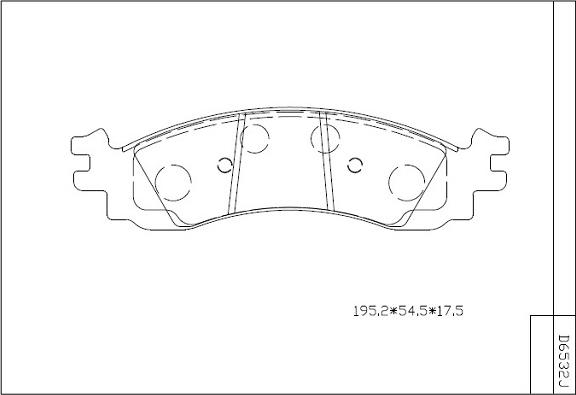 Asimco KD6532 - Гальмівні колодки, дискові гальма autozip.com.ua