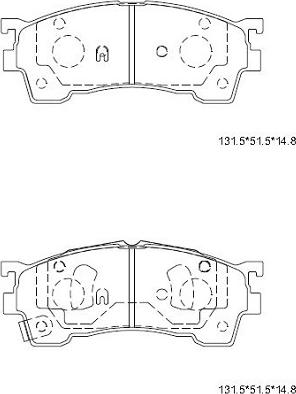 Valeo 606480 - Гальмівні колодки, дискові гальма autozip.com.ua