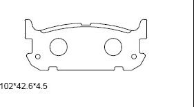 Asimco KD3774 - Гальмівні колодки, дискові гальма autozip.com.ua