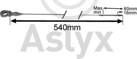 Aslyx AS-506196 - Покажчик рівня масла autozip.com.ua