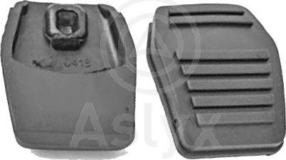 Aslyx AS-100418 - Педальні накладка, педаль гальма autozip.com.ua