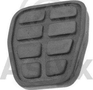 Aslyx AS-200348 - Педальні накладка, педаль гальма autozip.com.ua
