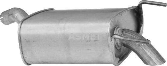 Asmet 05.165 - Глушник вихлопних газів кінцевий autozip.com.ua
