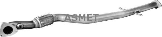 Asmet 05.280 - Труба вихлопного газу autozip.com.ua