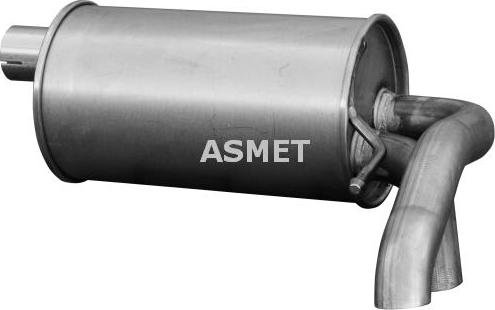 Asmet 03.097 - Глушник вихлопних газів кінцевий autozip.com.ua