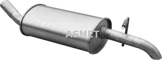 Asmet 07.068 - Глушник вихлопних газів кінцевий autozip.com.ua