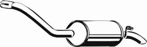 Asmet 07.013 - Глушник вихлопних газів кінцевий autozip.com.ua