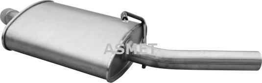 Asmet 07.032 - Глушник вихлопних газів кінцевий autozip.com.ua