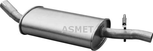 Asmet 07.071 - Глушник вихлопних газів кінцевий autozip.com.ua