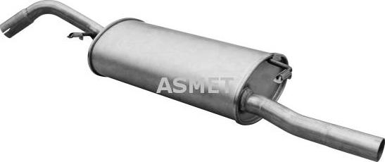 Asmet 07.144 - Глушник вихлопних газів кінцевий autozip.com.ua