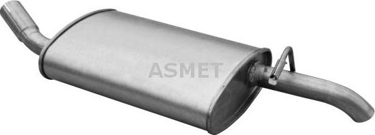 Asmet 07.109 - Глушник вихлопних газів кінцевий autozip.com.ua