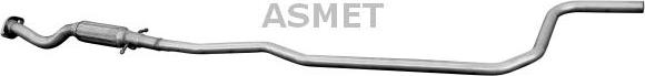 Asmet 07.116 - Труба вихлопного газу autozip.com.ua
