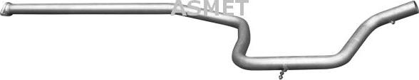 Asmet 07.133 - Труба вихлопного газу autozip.com.ua
