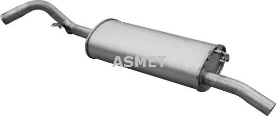 Asmet 07.132 - Глушник вихлопних газів кінцевий autozip.com.ua