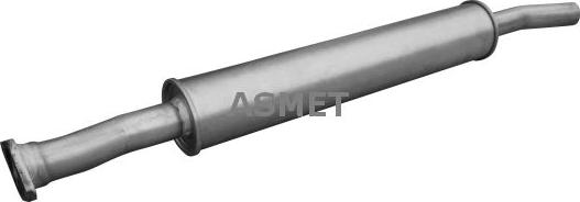 Asmet 07.260 - Середній глушник вихлопних газів autozip.com.ua