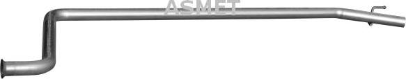 Asmet 10.121 - Труба вихлопного газу autozip.com.ua