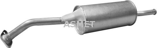 Asmet 11.037 - Глушник вихлопних газів кінцевий autozip.com.ua