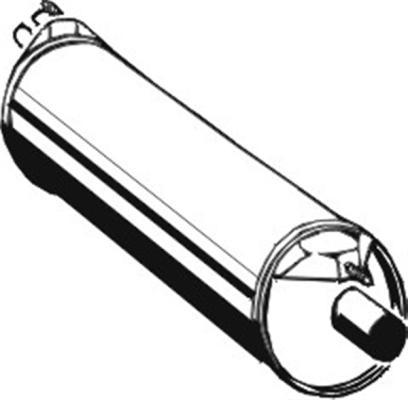Asmet 18.001 - Глушник вихлопних газів кінцевий autozip.com.ua