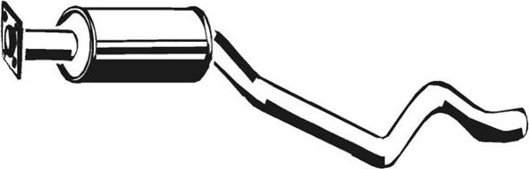 Asmet 24.013 - Середній глушник вихлопних газів autozip.com.ua